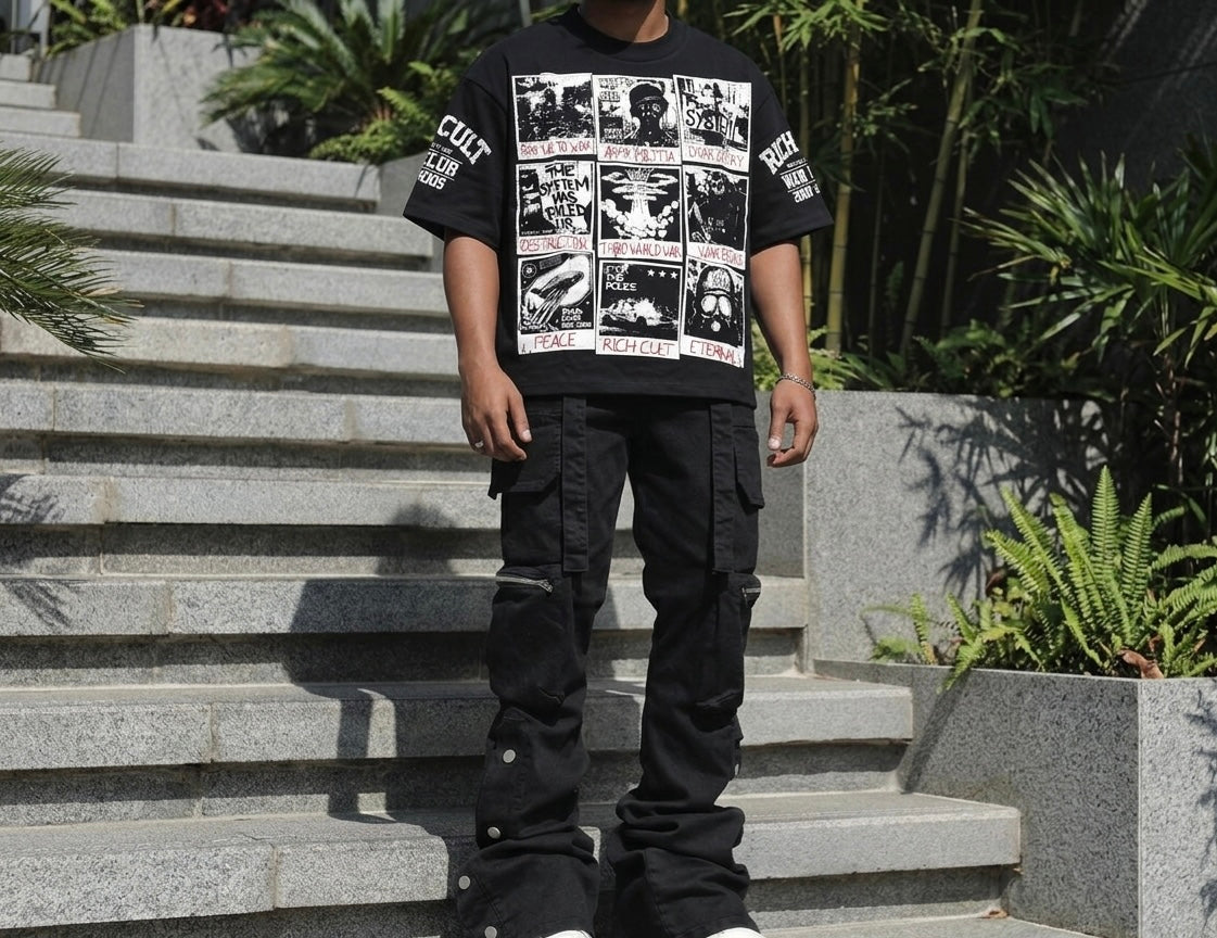 War Boxy Cropped Tee