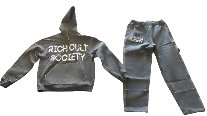 Denim Sweatsuit and T Shirt Bundle