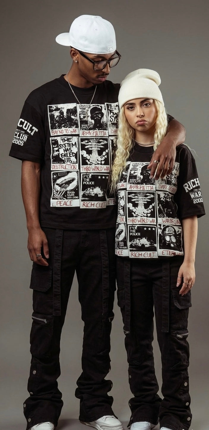 War Boxy Cropped Tee