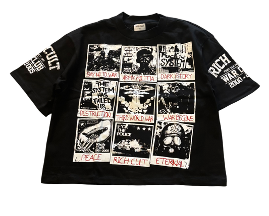War Boxy Cropped Tee